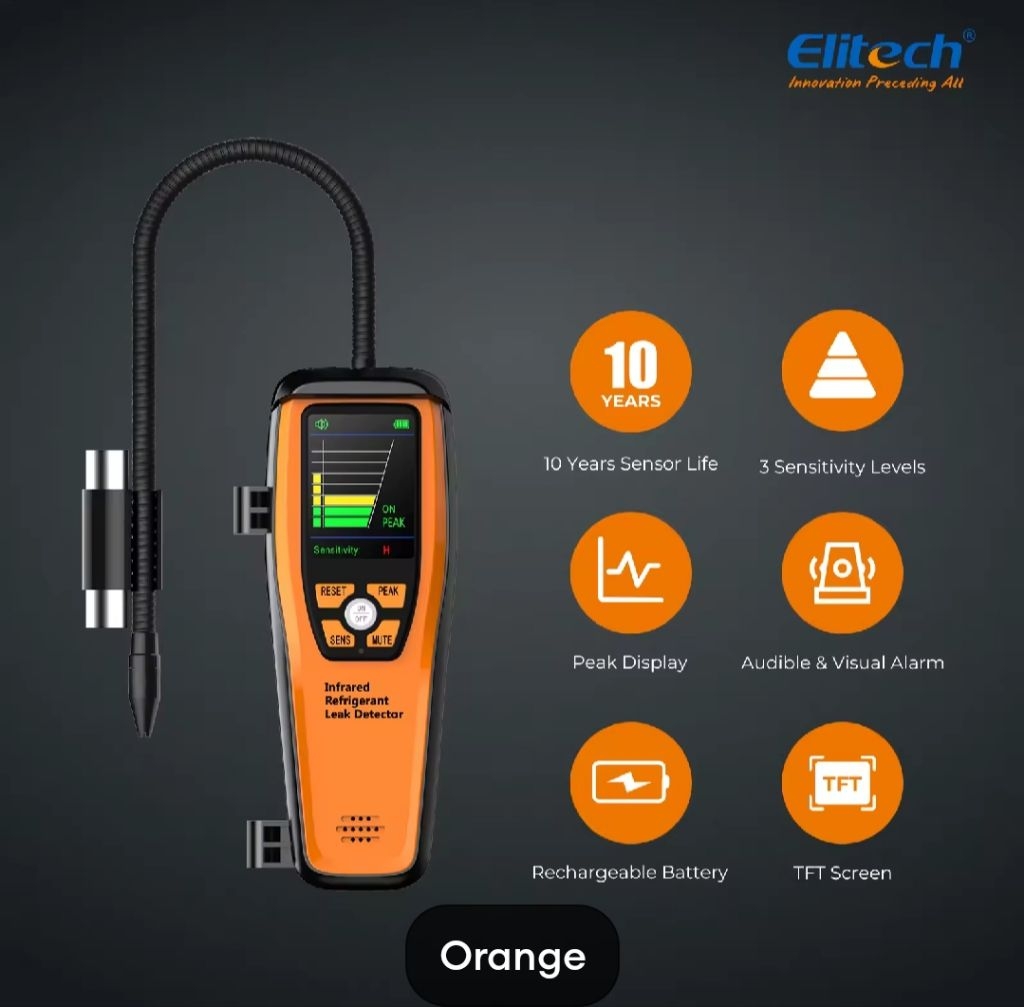 Elitech ILD-200 Advanced Refrigerant Leak Detector HalogenTester ...