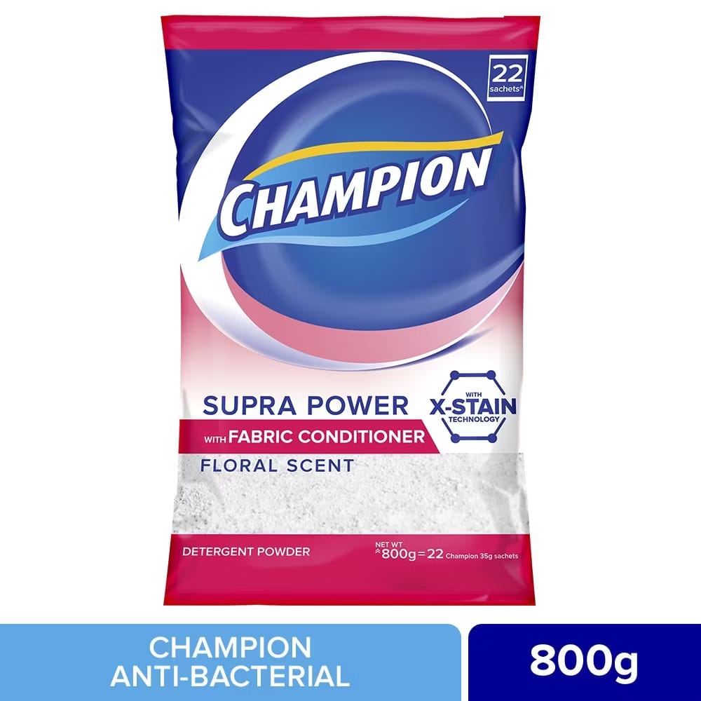 Champion Laundry Detergent Powder Supra Power With Fabric Conditioner ...