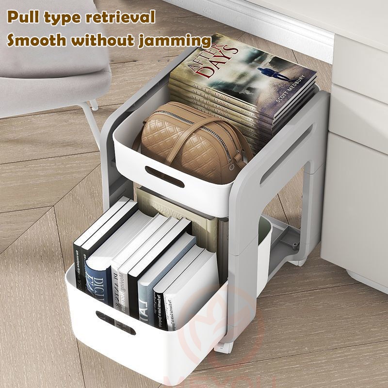 MEYOU Desktop storage Bookshelf School bag rack Office storage Desk ...