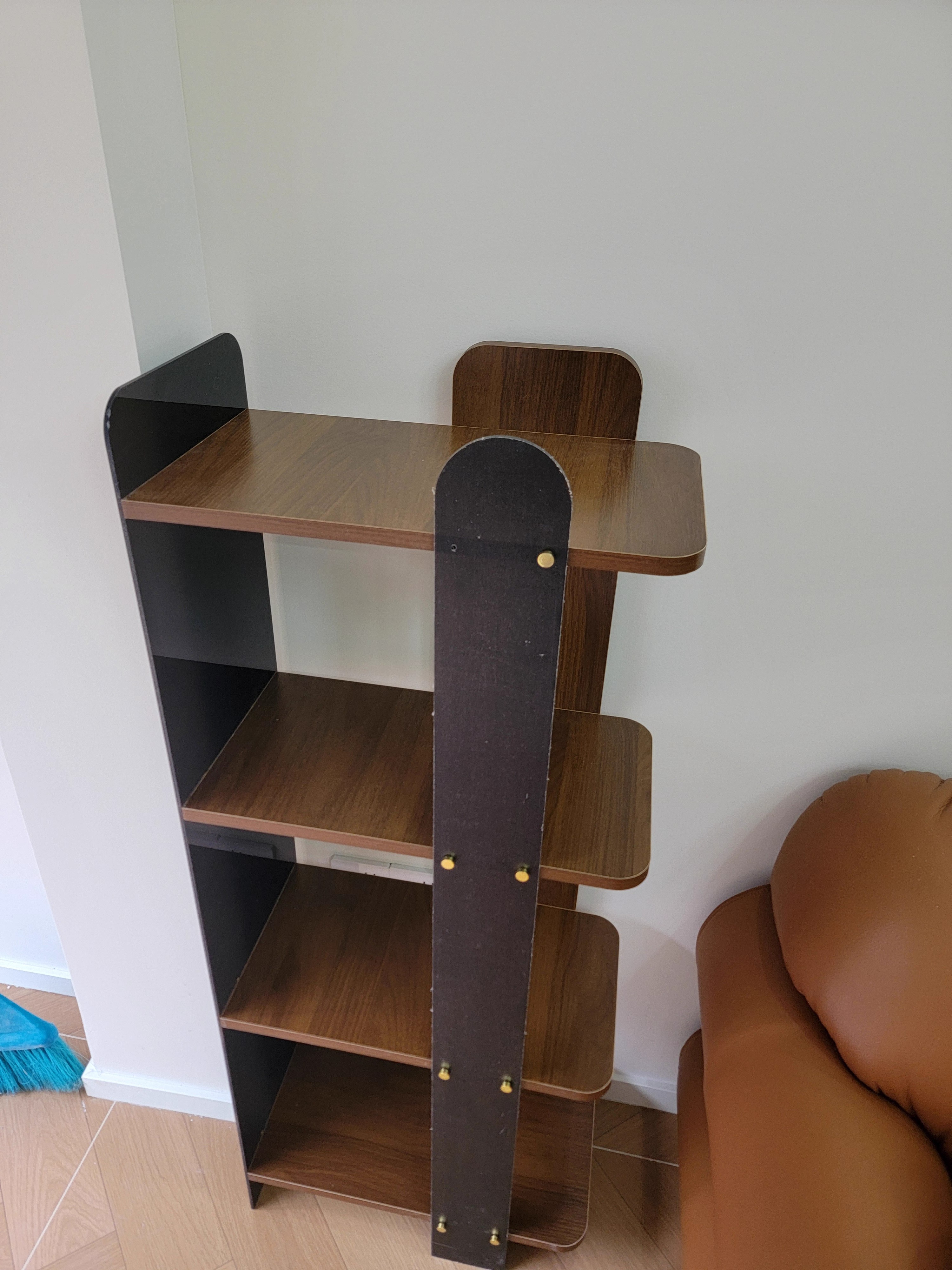 【Ship Today】Wooden Book Shelf Corner Book Rack Multi-Layer Corner ...