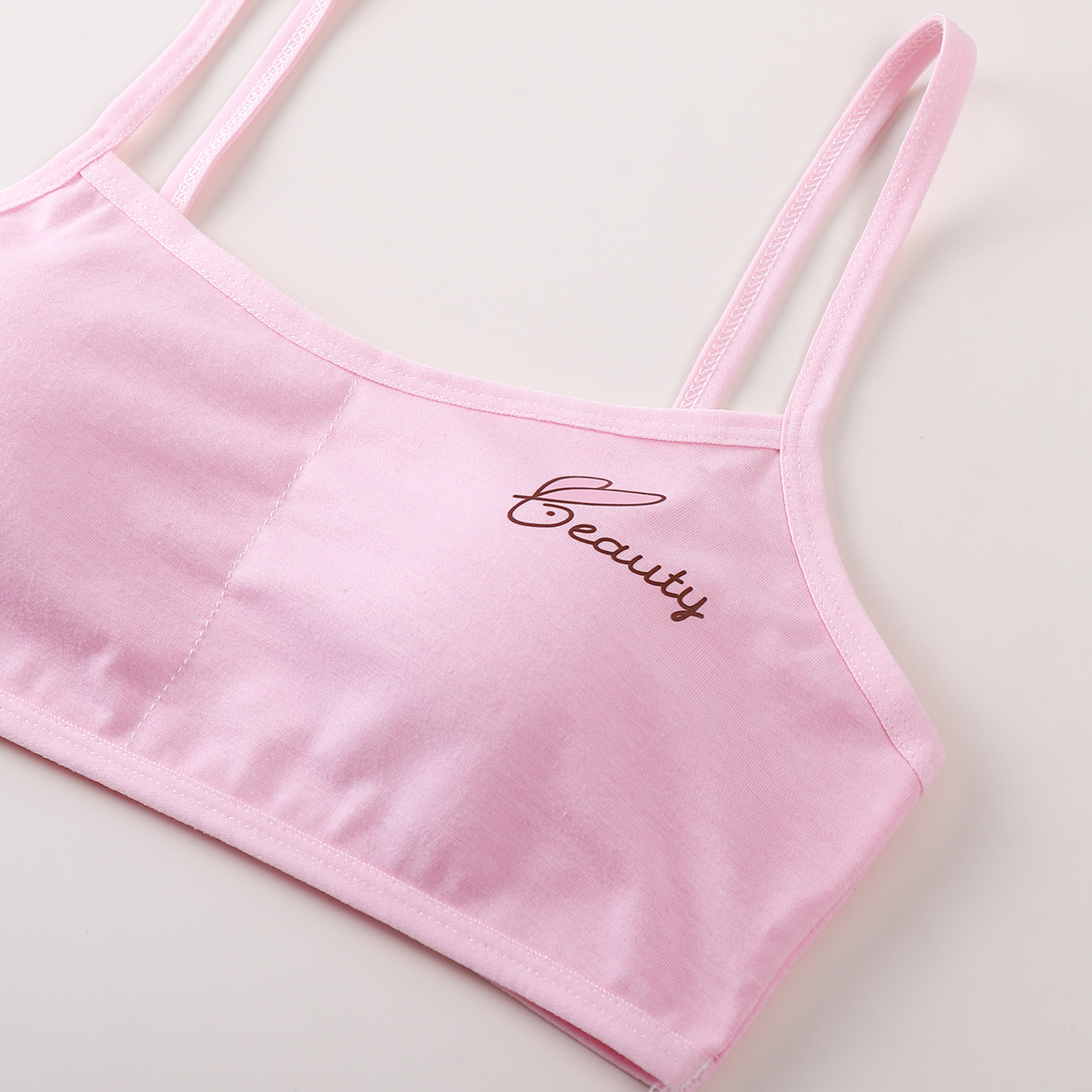 Girls camisole vest pure cotton girl bra development period students ...