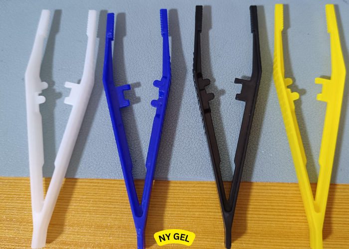 Bead Tweezers Plastic Forceps Craft Tweezer for DIY Craft Jewelry ...