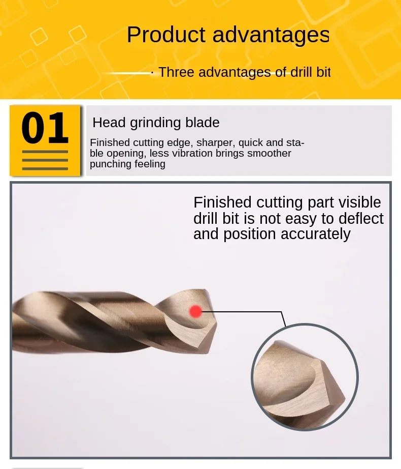 COD Metric M42 Cobalt Twist Drill Bits Set for Stainless Steel and Hard ...