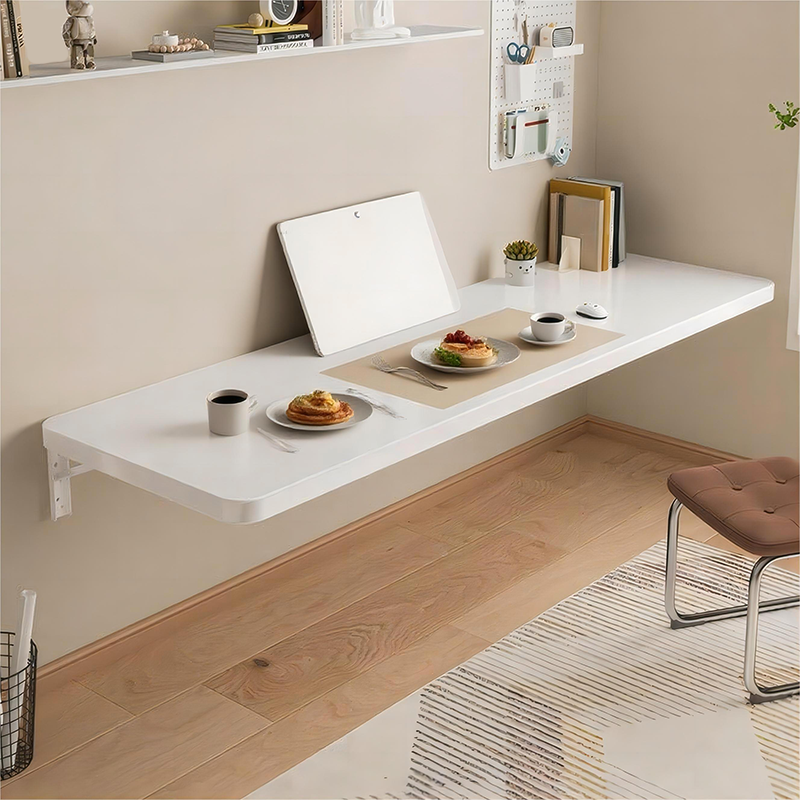Foldable Table Wall-mounted Table Water Resistant - Space Saving Multi ...