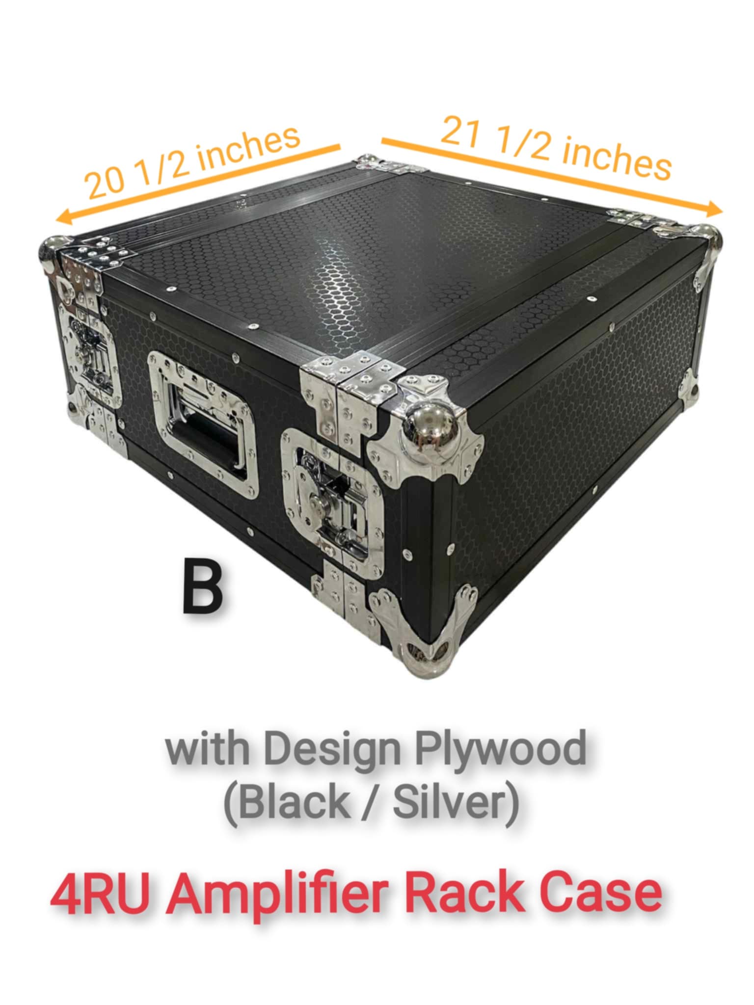 4RU Amplifier Rack Case Professional Audio Power Amplifier FlightCase ...