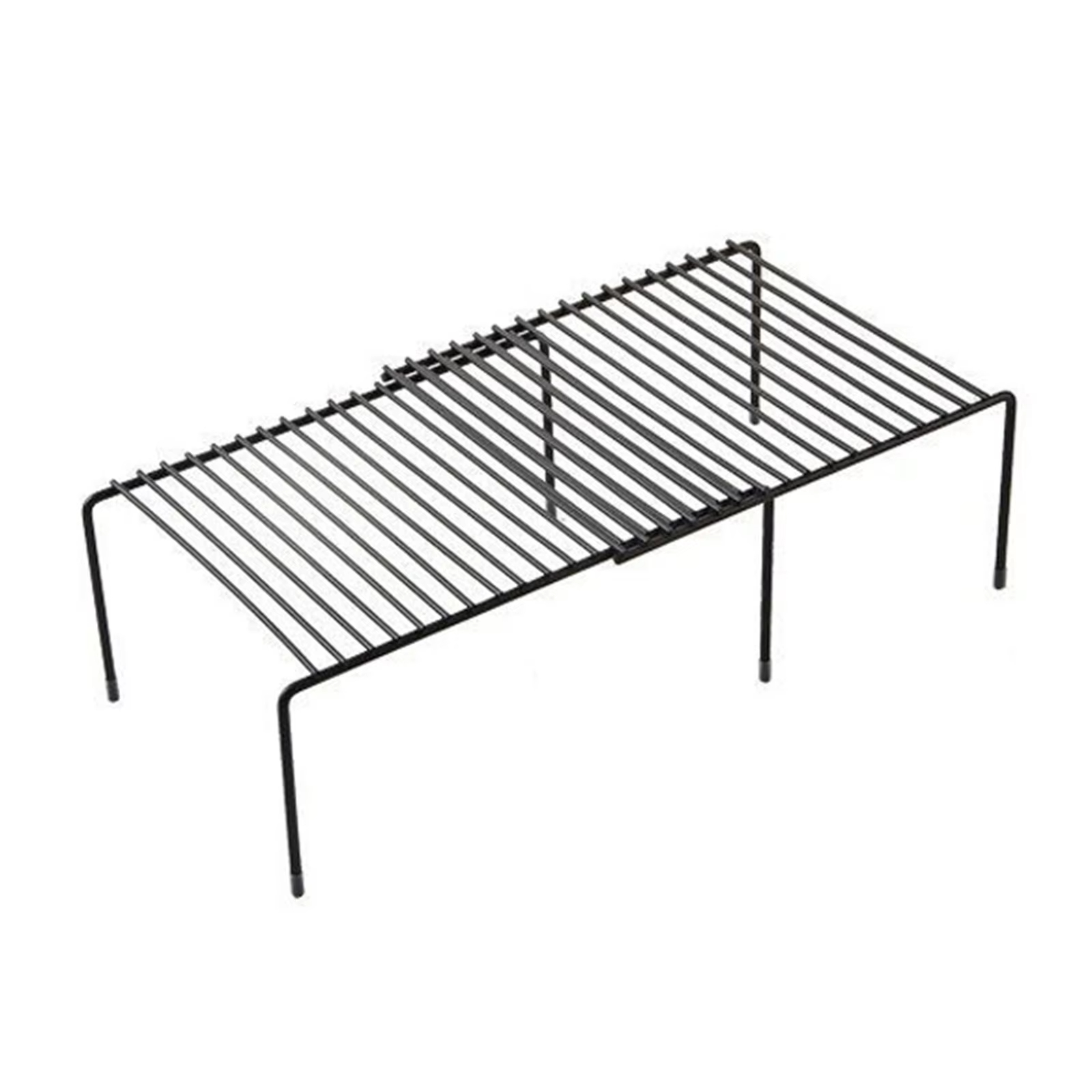 Kitchen 32-57cm Seasoning Rack Interlayer Shelf Kitchen Iron Rack ...