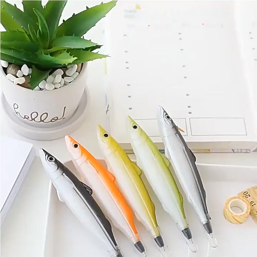 Fish Ballpoint Pen 0.5mm Ballpoint Pen Black Ink Gel Pen Student ...