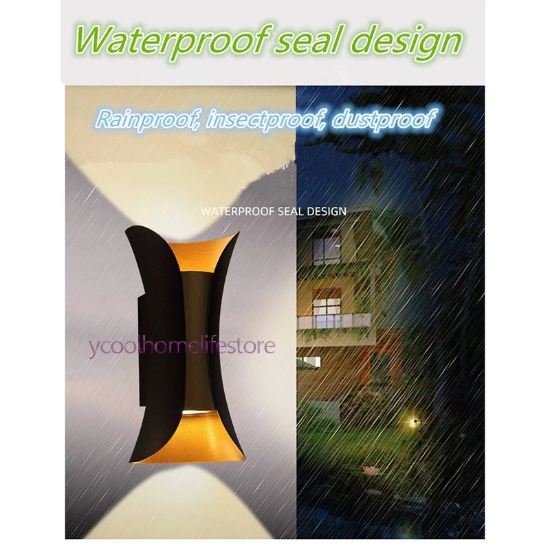 LED Wall light indoor/outdoor Decoration Waterproof Accent Lights For ...