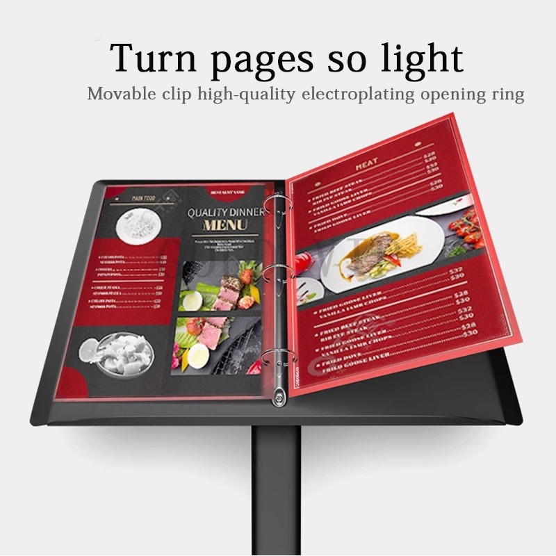 Fashionable and beautiful Menu rack Presentation stand Menu rack ...