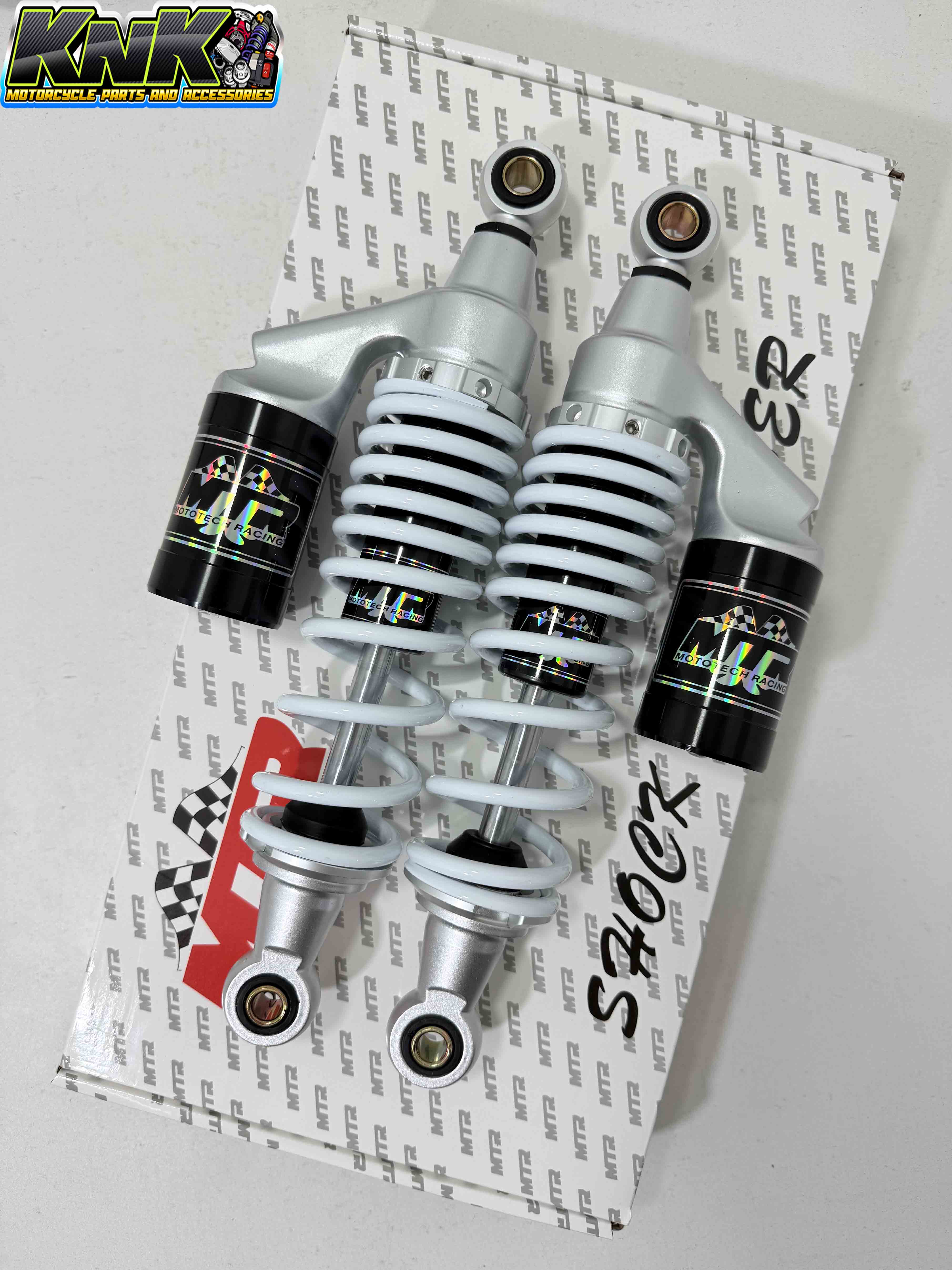 MTR REAR SHOCK SUSPENSION FULLY ADJUSTABLE W/ TANK 310MM FOR WAVE 125 ...