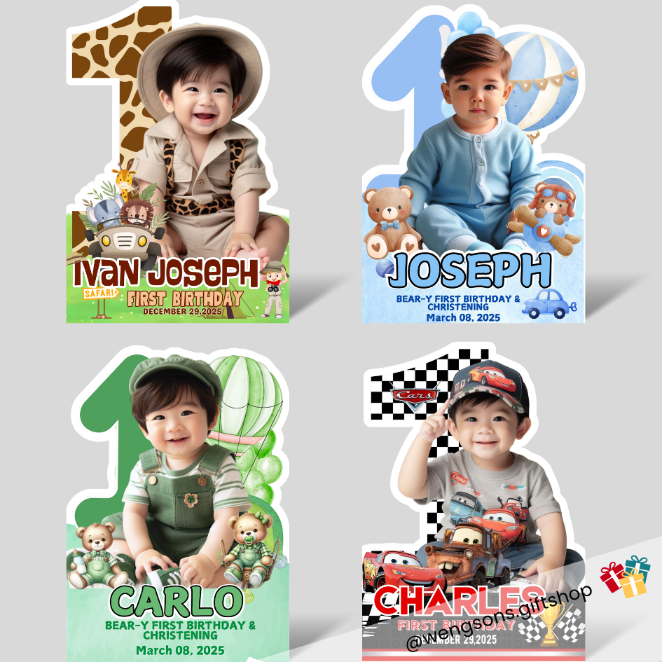 Personalized Sintra Board Standee | PICTURE STANDEE Centerpiece 8x11 ...