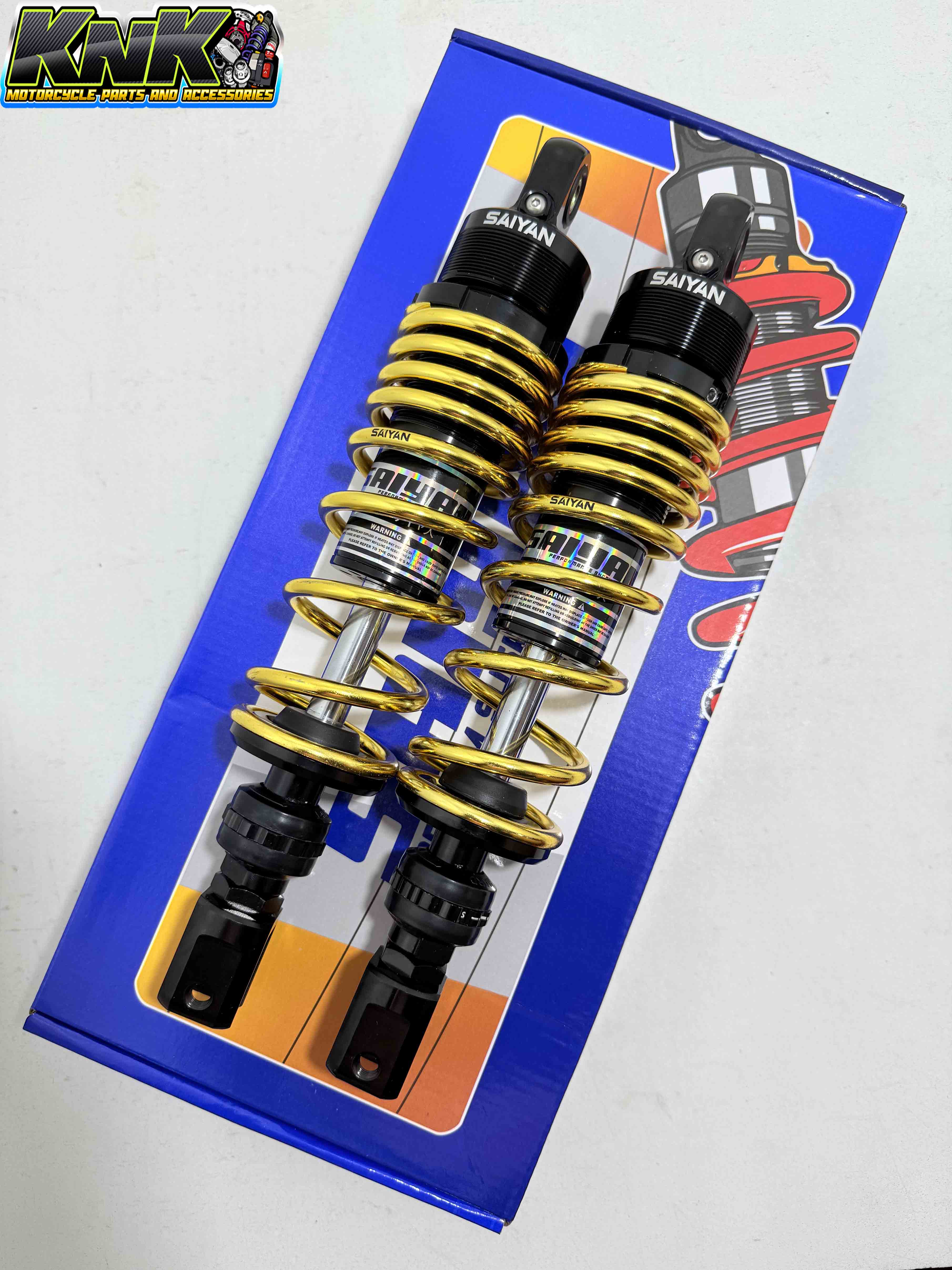 SAIYAN SUSPENSION FULLY REBOUND 305MM-335MM FOR AEROX NMAX V2 NMAX V1 ...