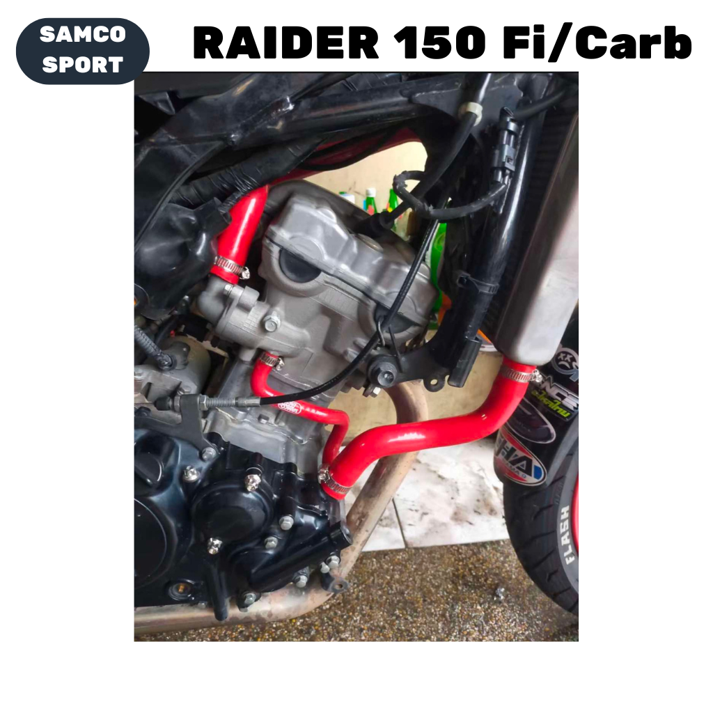 SAMCO Radiator Hose with Clamp for RAIDER 150 FI & CARB Cooling ...