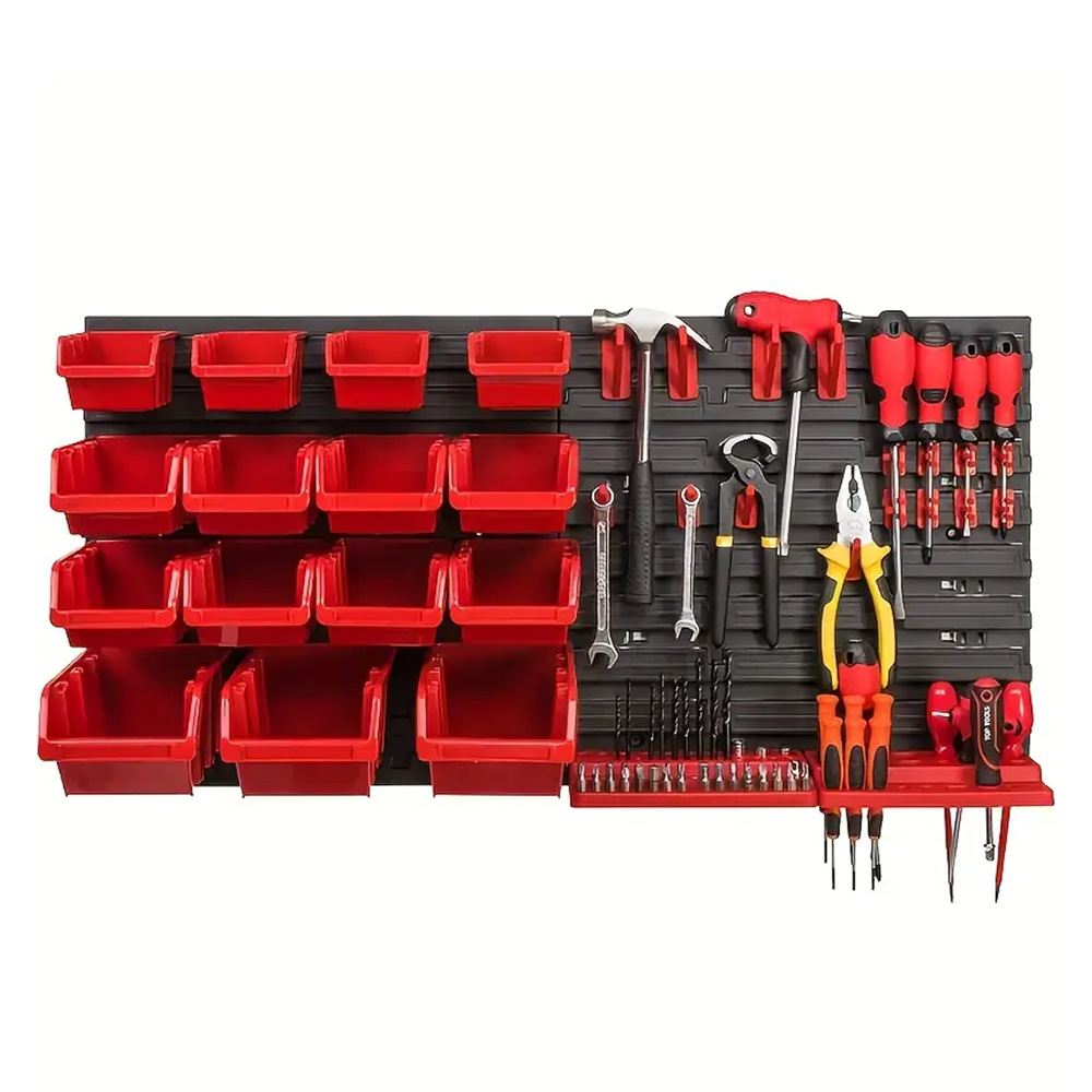 Tool organizer rack 39pcs set adjustable wall mounted electric tool ...