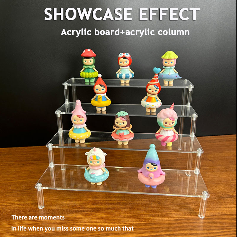 Figurine Acrylic Display Stand Toy Storage Figure Display Rack Jewelry ...