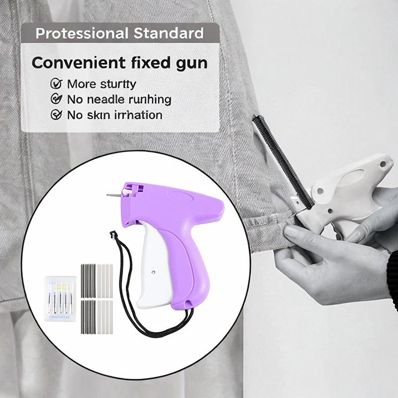Clothing Stitchy Micro Stitch Gun Price Tag Gun Set with 6 Needles ...