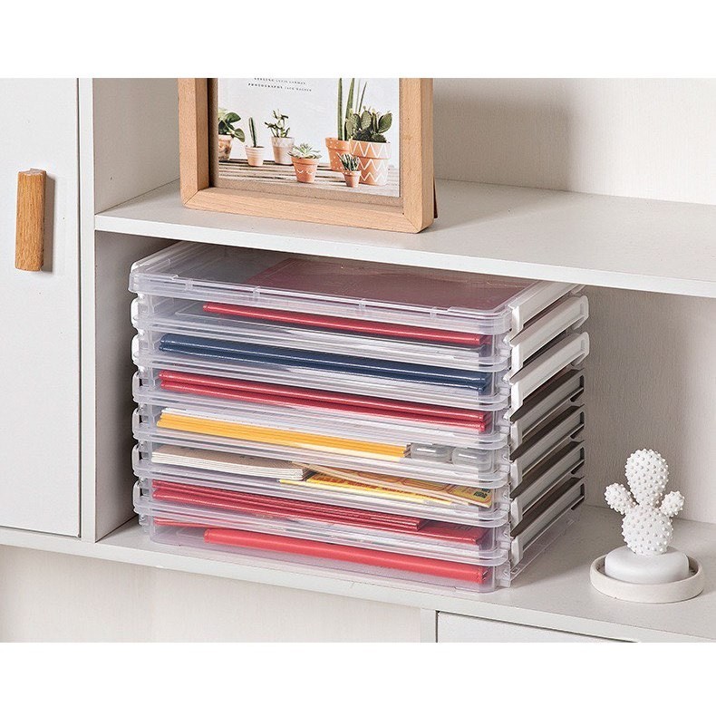 A4 Paper Storage Organizer Documents Storage Desk Organizer Case Paper ...