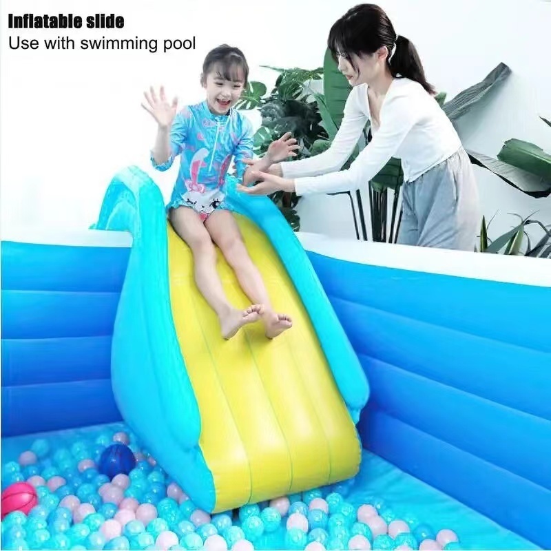 Kids Inflatable Slide Swimming Pool Indoor Toys Children Playground ...