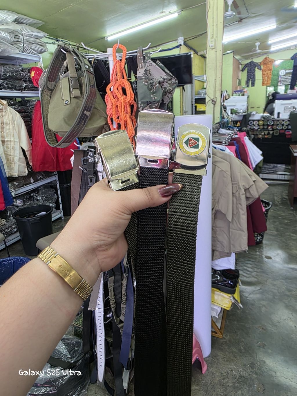ROTC GARISON BELT WITH BUCKLE AND KATIHAN BUCKLE | Shopee Philippines