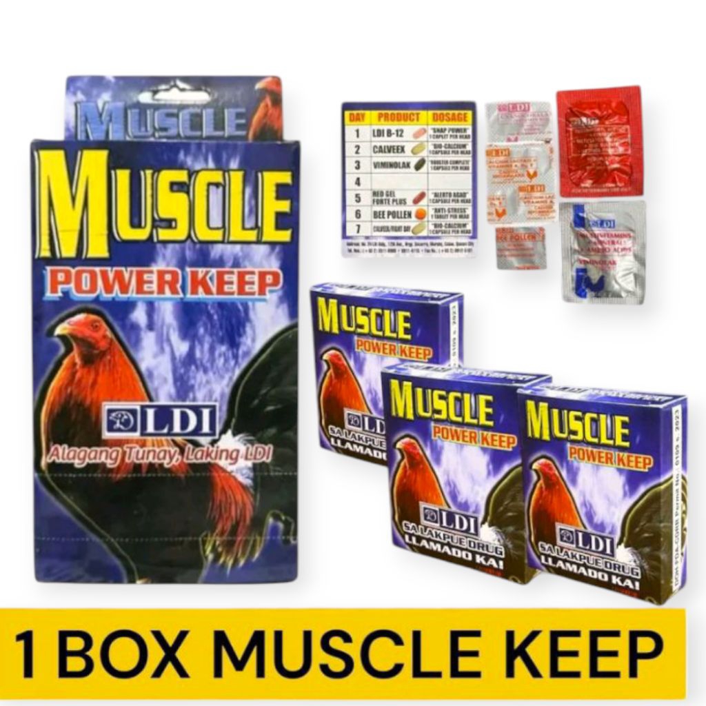 MUSCLE POWER KEEP Conditioning for Gamefowl (1 BOX's) | Shopee Philippines