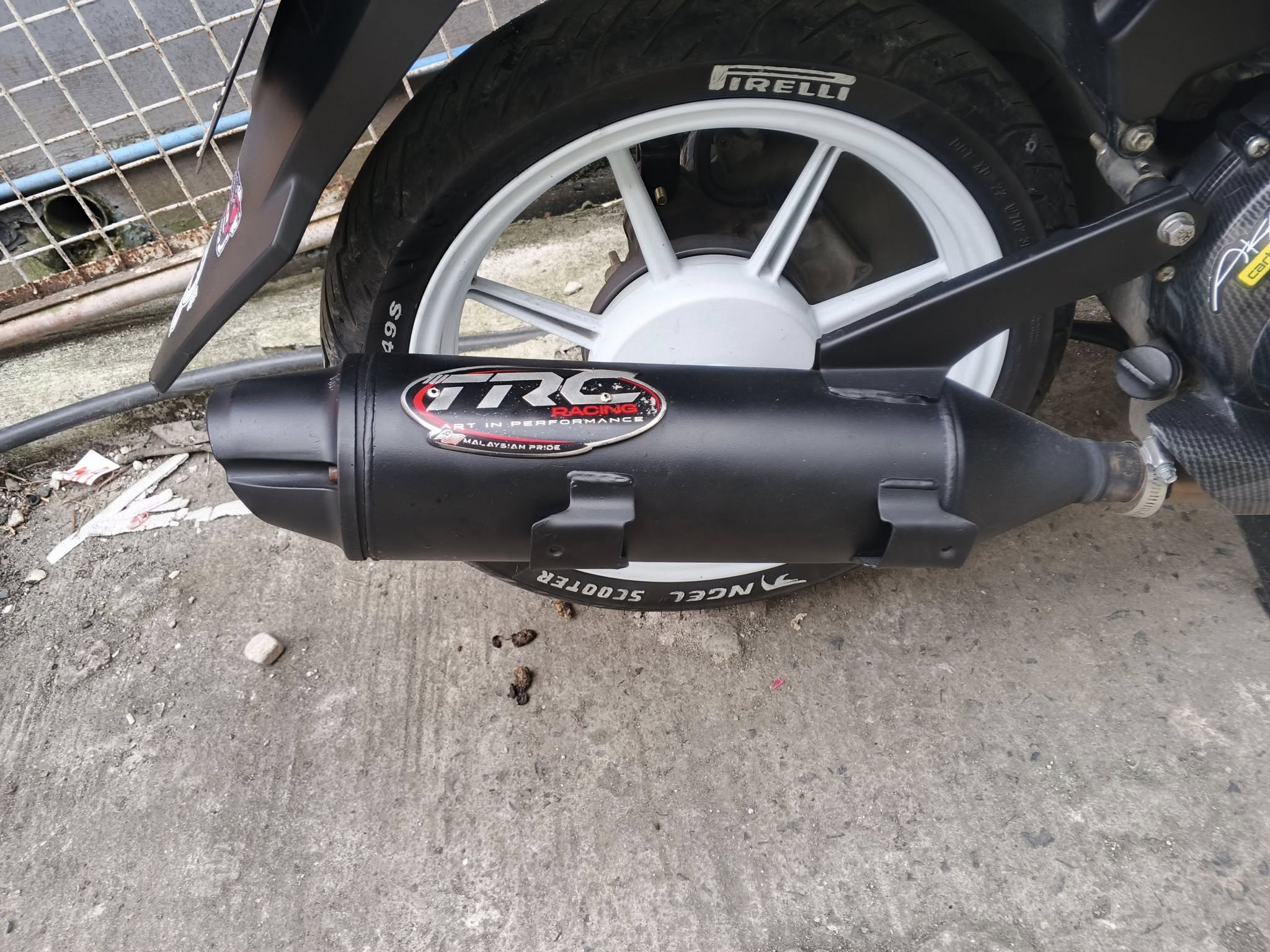 TRC RACING POWER PIPE HONDA CLICK 125/150, NMAX V2,V3/ AEROX V2, MIO ...