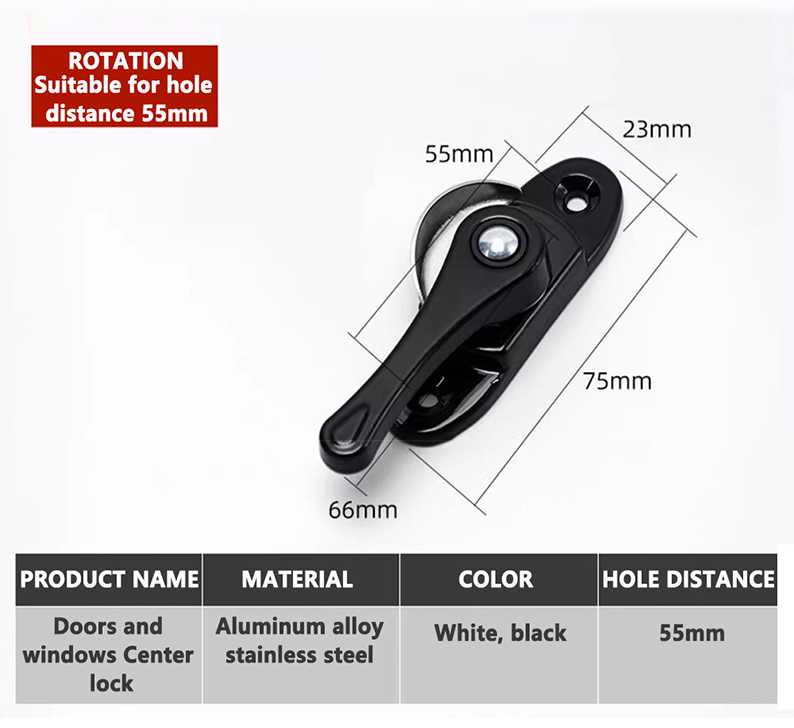 10PCS 798/900 Center Lock/Crescent Lock For Aluminum Sliding Window ...