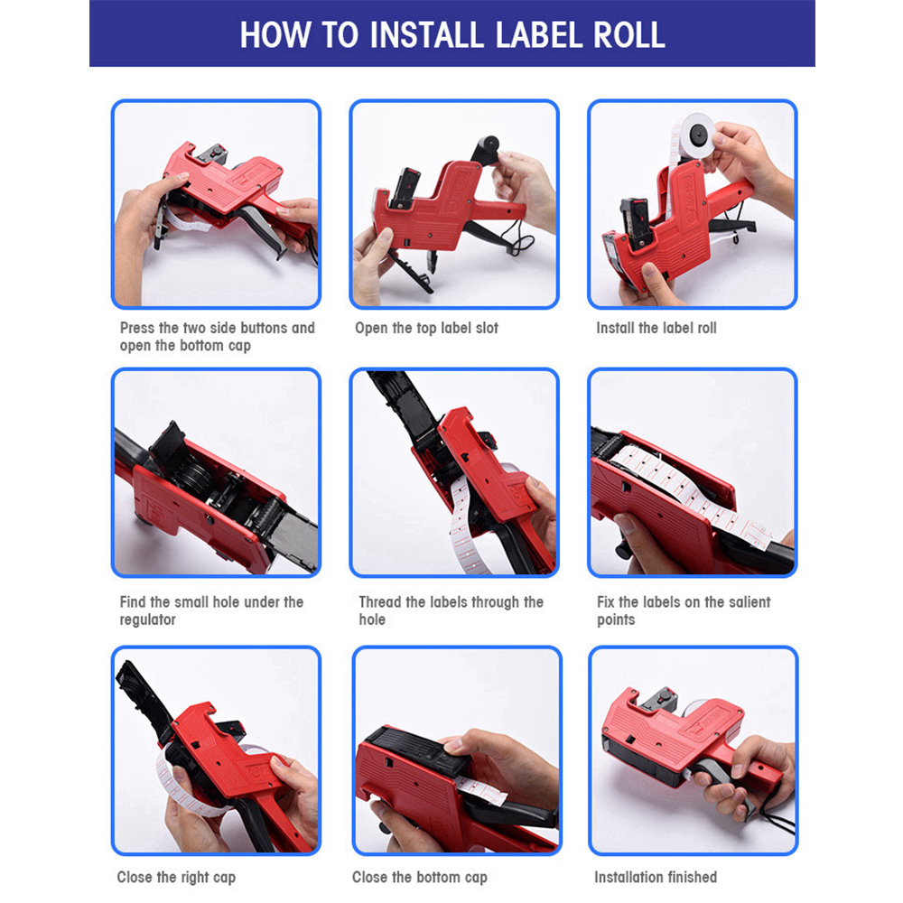 MX-5500 Price Tag Gun Price Labeller With Labels Introductory Package ...