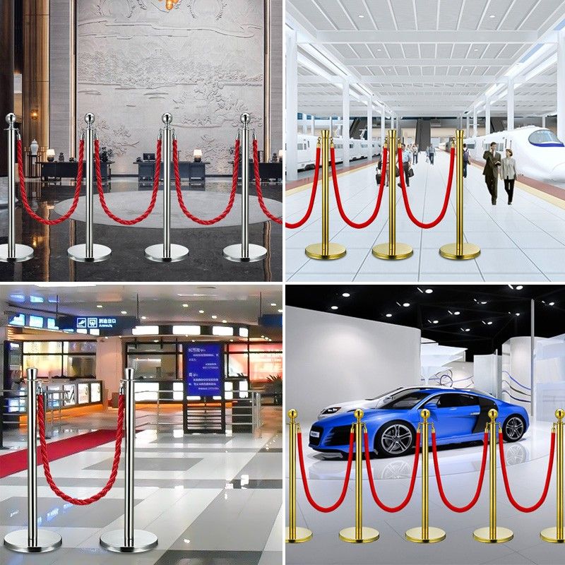 Hotel Events Supplies Stanchion Post Set Railing Stand CrowdControl ...