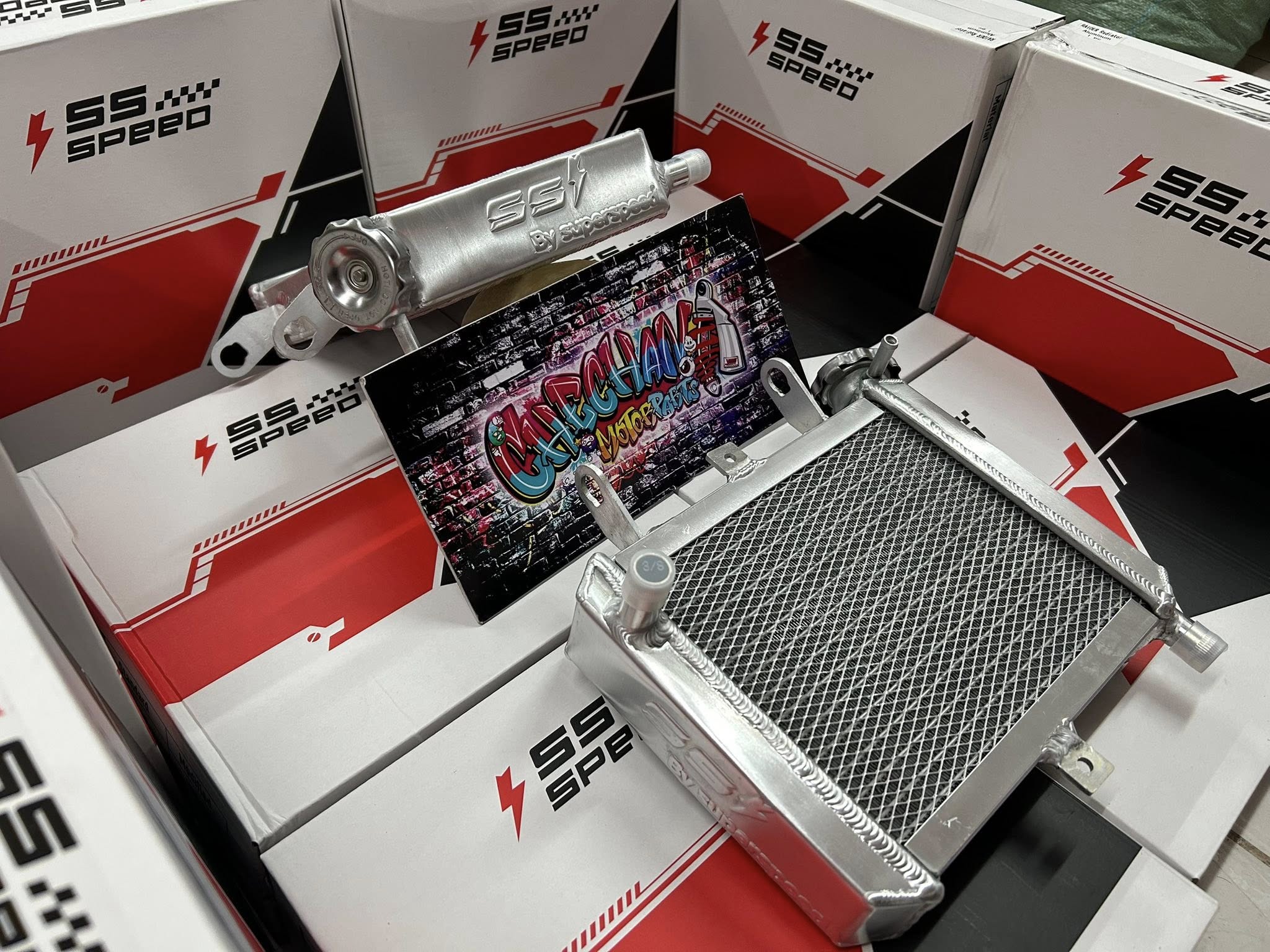 SUPERSPEED ALLOY RADIATOR RAIDER 150 FI LEGIT THAILAND MADE | Shopee ...