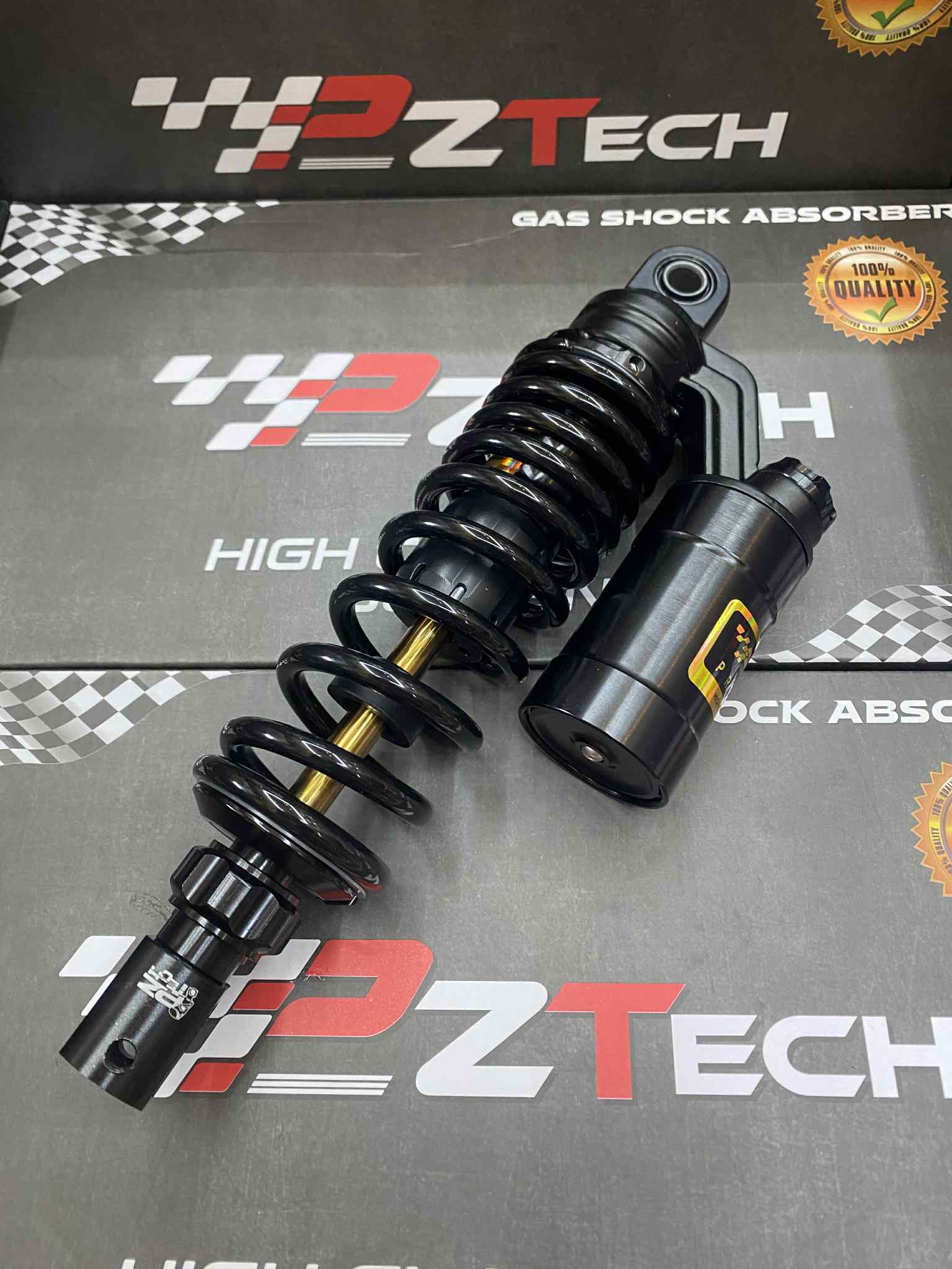 PZTECH REAR SHOCK G2 SERIES ADJUSTABLE COMPRESSION MIO / BEAT/ CLICK ...