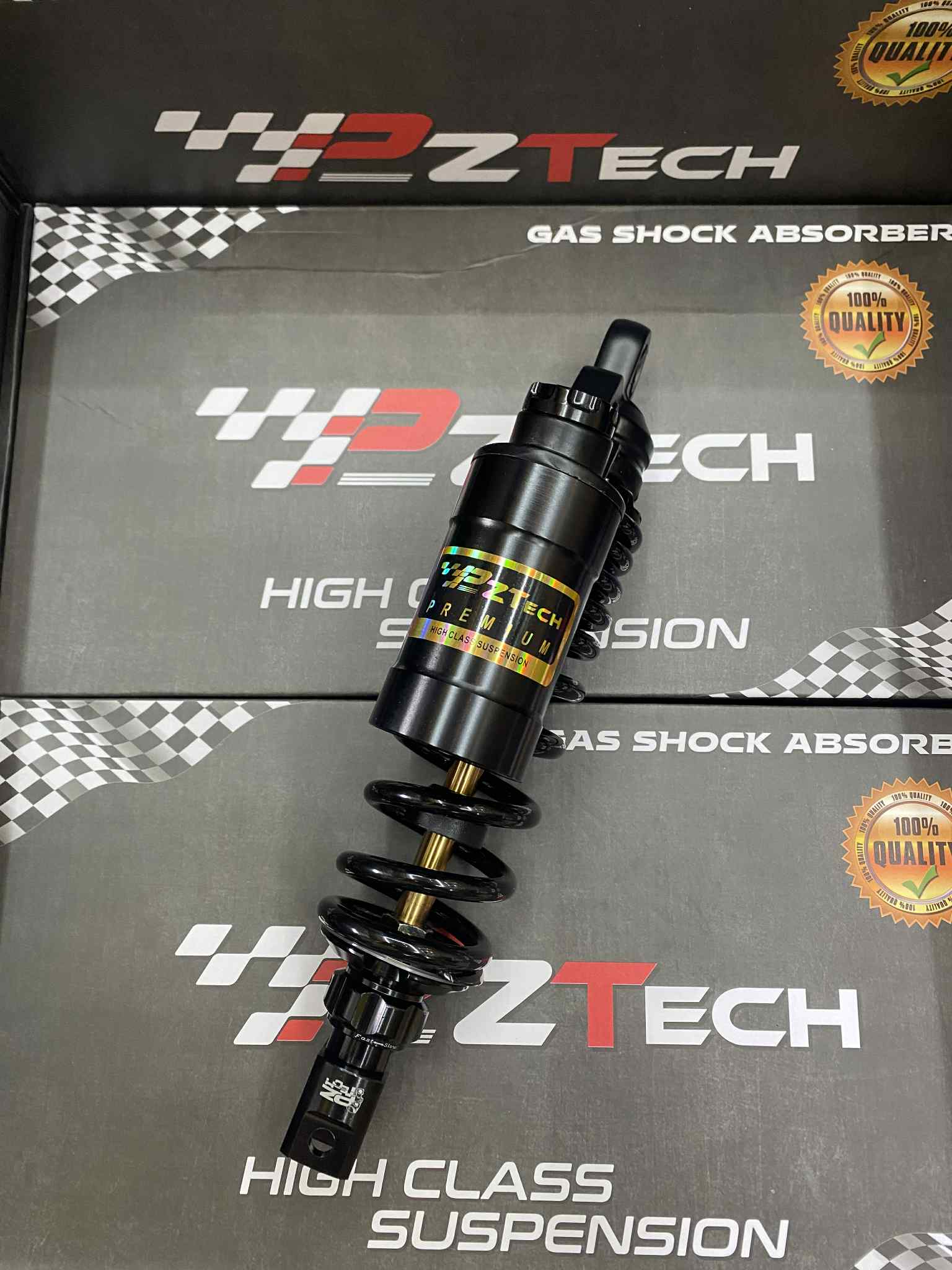 PZTECH REAR SHOCK G2 SERIES ADJUSTABLE COMPRESSION MIO / BEAT/ CLICK ...