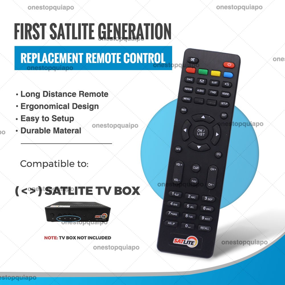 htm Replacement Cignal Remote Control for Cignal Satlite TV box First ...