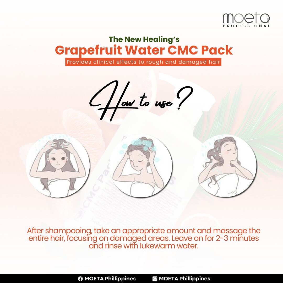 Moeta Grapefruit Water CMC Pack – Repair & Moisture Treatment 1000ml ...