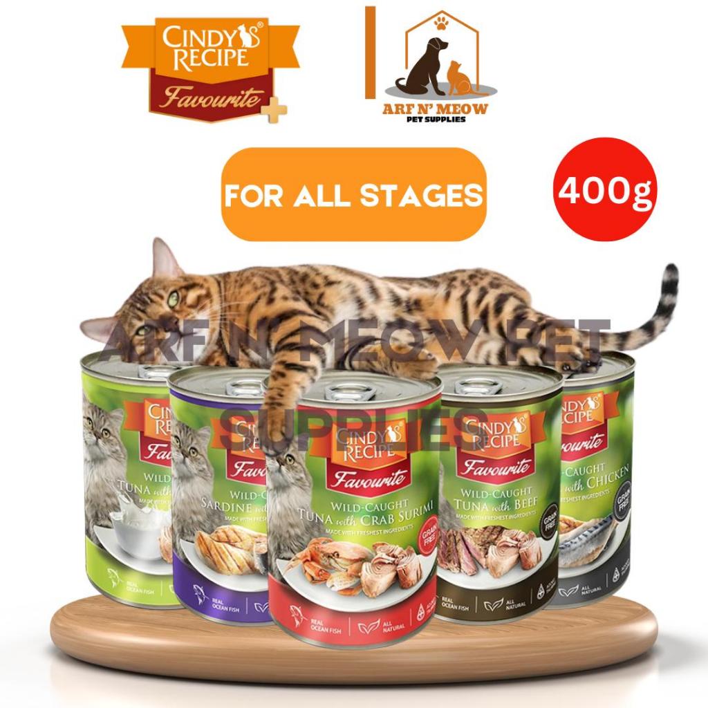 400g Cindy Recipes Wet Can Cat Cats Food All Stages Adult Kitten Pet ... - Wet Food Recipes For Kitten Joint Pain Relief