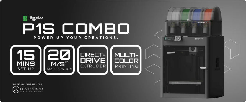 Bambu Lab P1S 3D Printer | P1S Combo | P1P w/ 20000 mm/s² acceleration ...