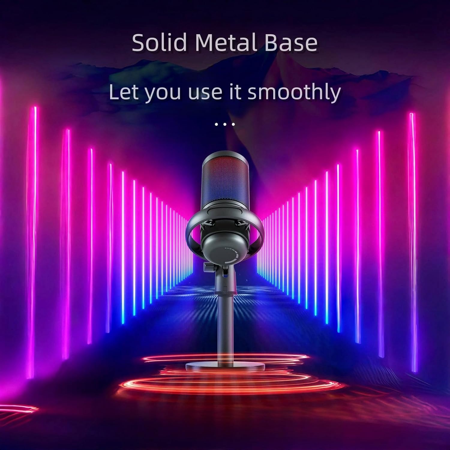 【COD】ME6S USB Microphone RGB MIC Gaming Condenser Microphone 24bit ...