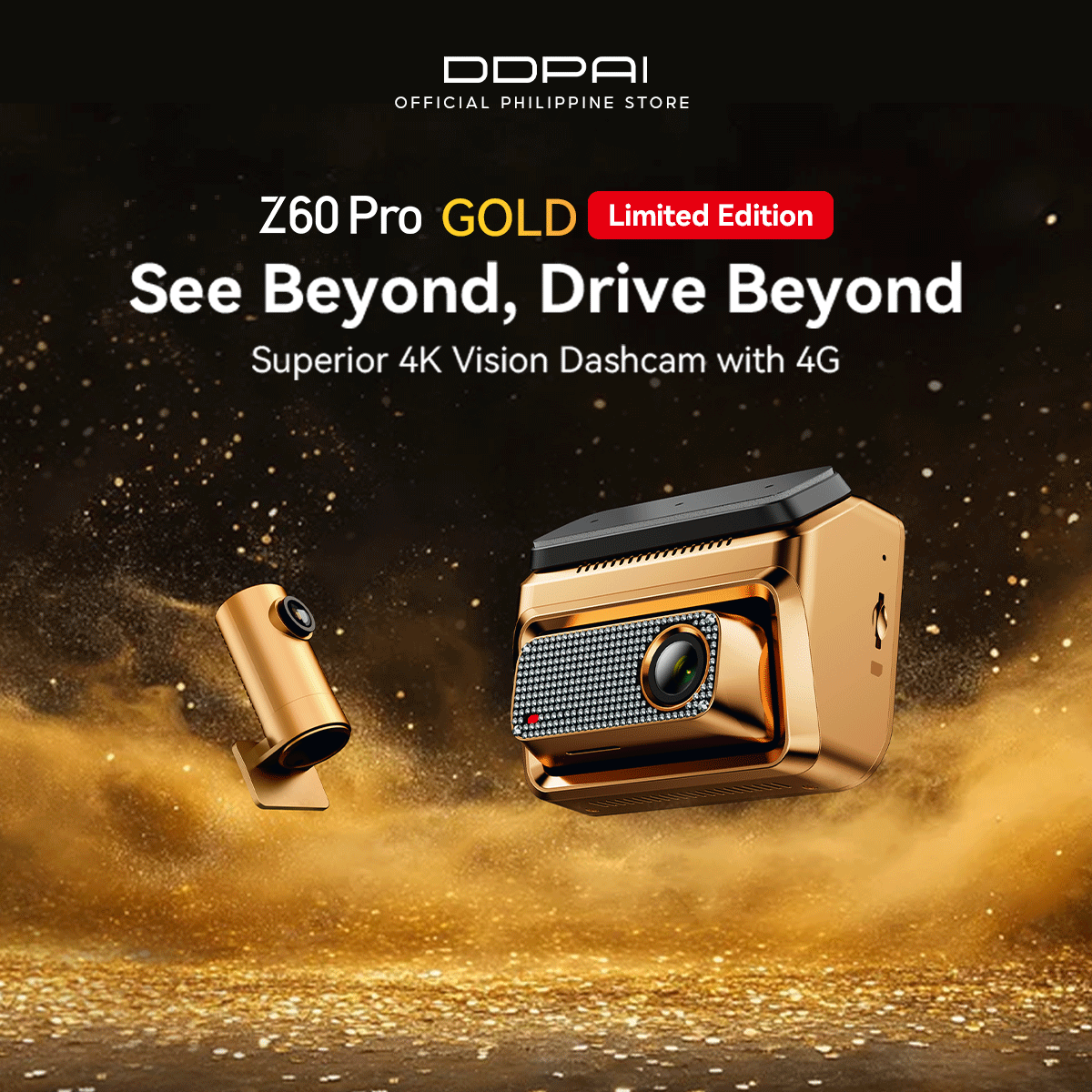 ph 11134208 7ra0m mcj2d5p4i4nsdf DDPAI Z60 Pro Gold Edition – Caméra Avant & Arrière | Dashcam Premium 4K HDR