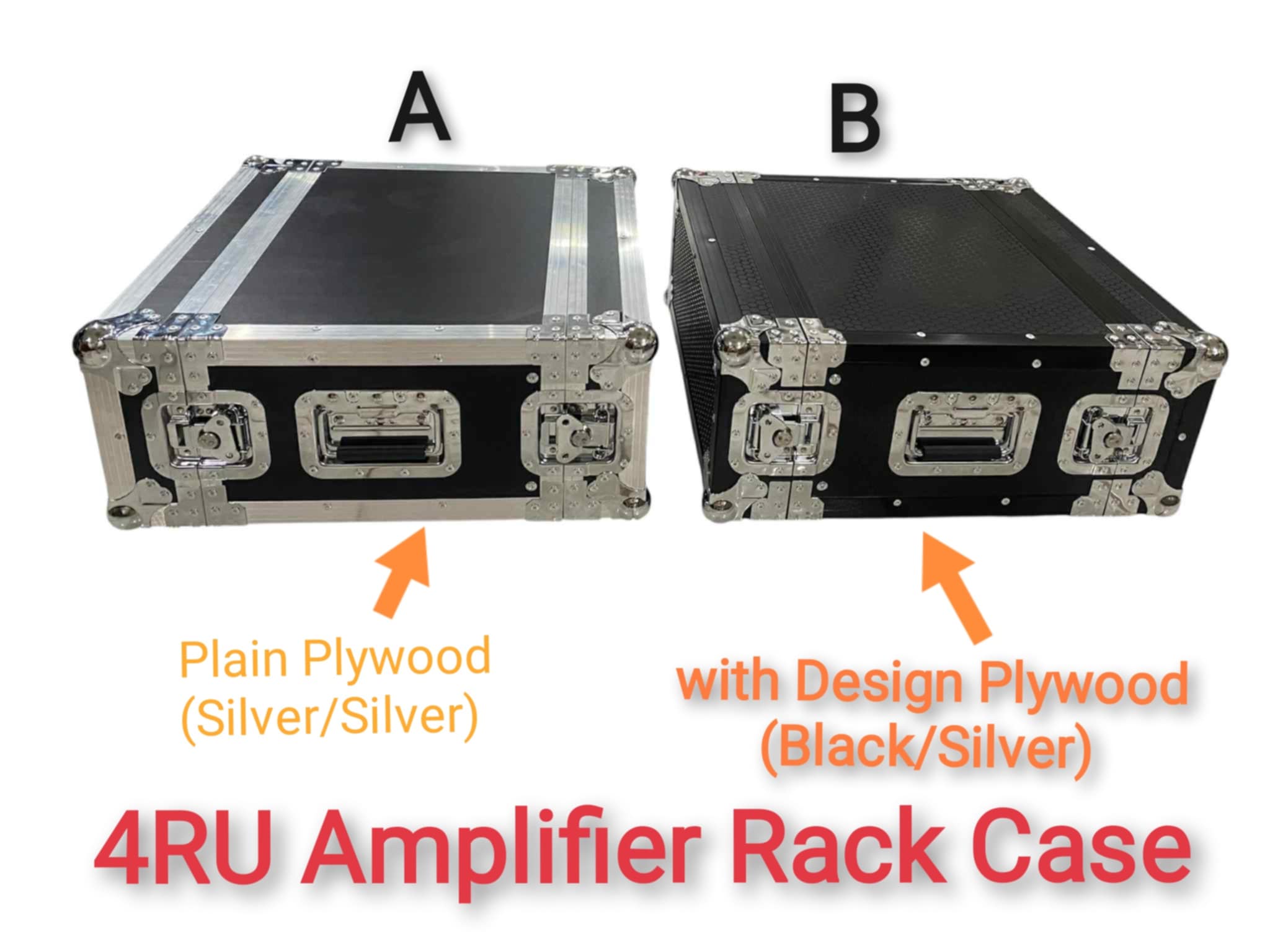 4RU Amplifier Rack Case Professional Audio Power Amplifier FlightCase ...