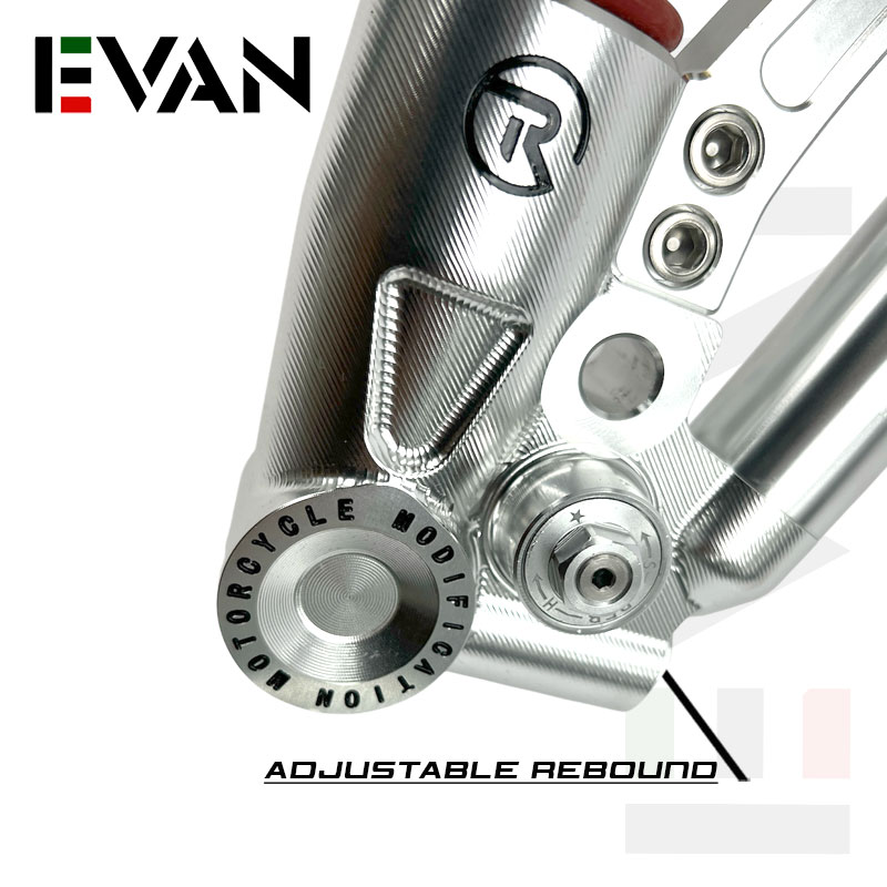 EVAN PH TRC CNC Inverted Front Shock Assembly Fully Adjustable for ADV ...