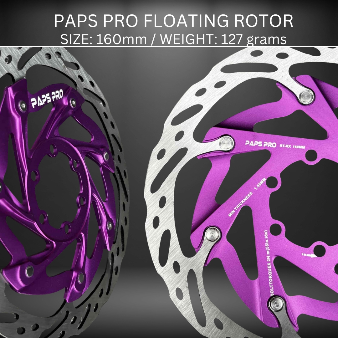PAPS PRO FLOATING ROTOR 160mm FOR MTB SOLD PER PIECE (ISANG PIRASO ...