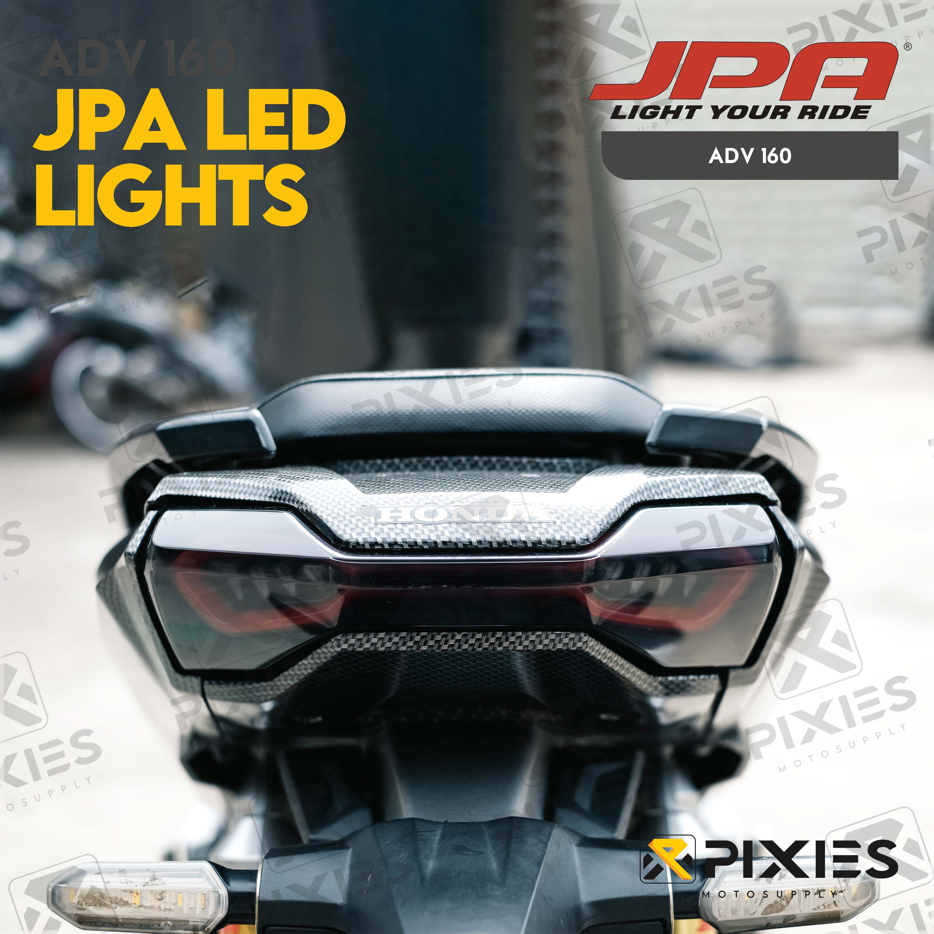 ADV 150 / ADV 160 JPA TAILLIGHT JPA LED LIGHTS SMOKED TAILLIGHT TAIL ...