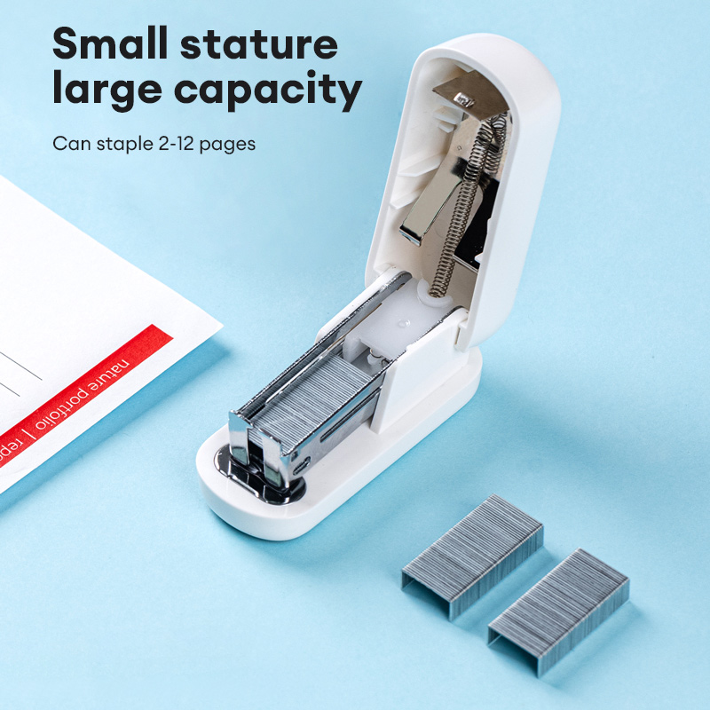 Deli 24/6 & 26/6 Mini Stapler Compact Desk Stapler With Nails EM212 ...
