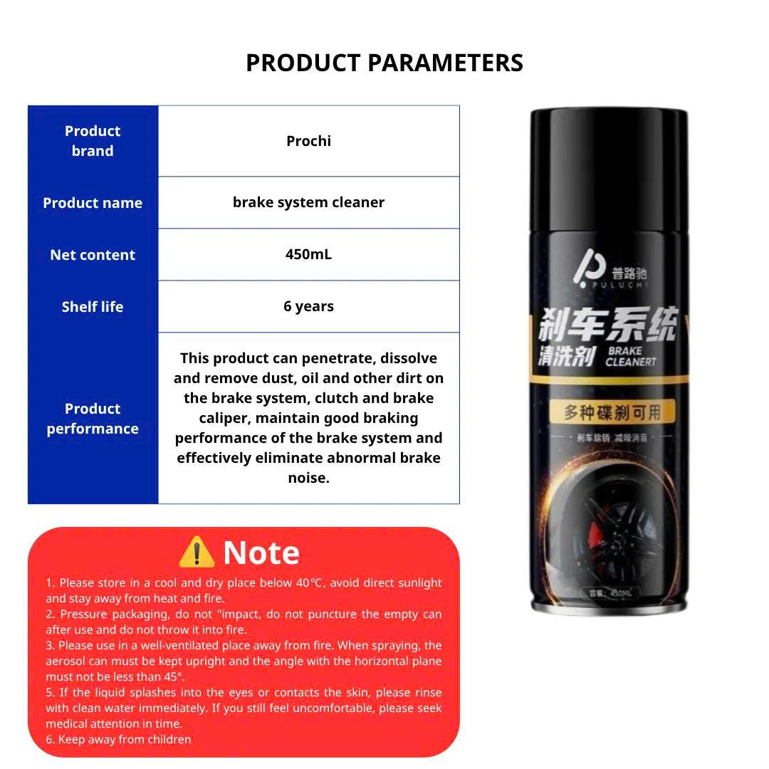 450ML Disc Brake System Cleaner Brake Maintenance For Car Motorcycle ...