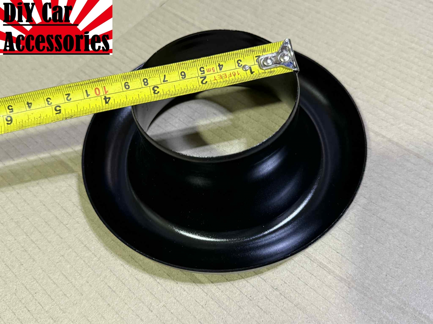 Silver Aluminum Cold Air Intake Ram Funnel - For 30x30mm Cooling Fans ...