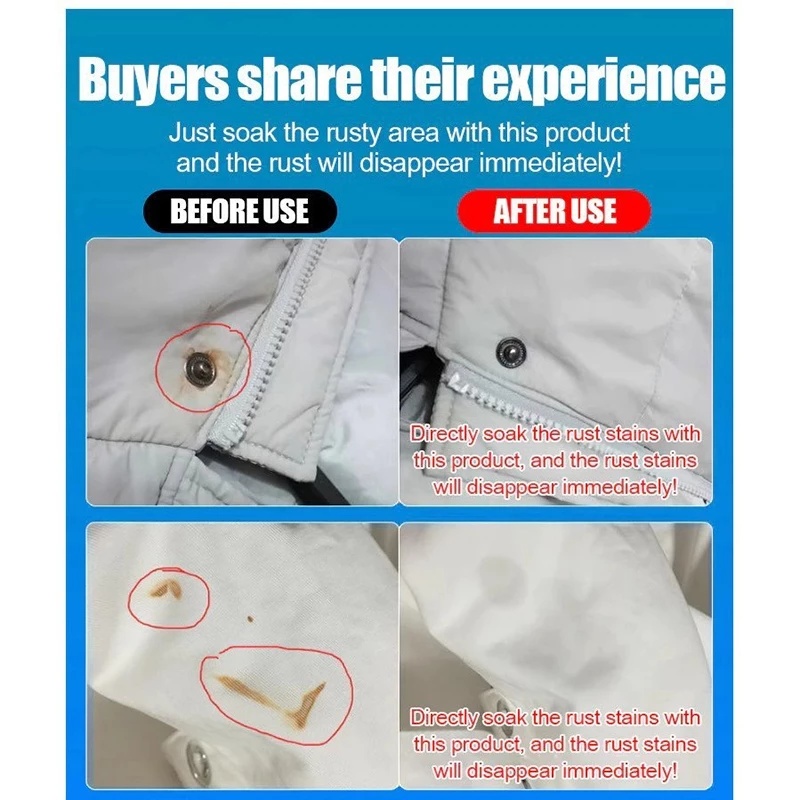 Fabric Rust Stain Remover Clothes Rust Remover Fabric Clothes Rust ...