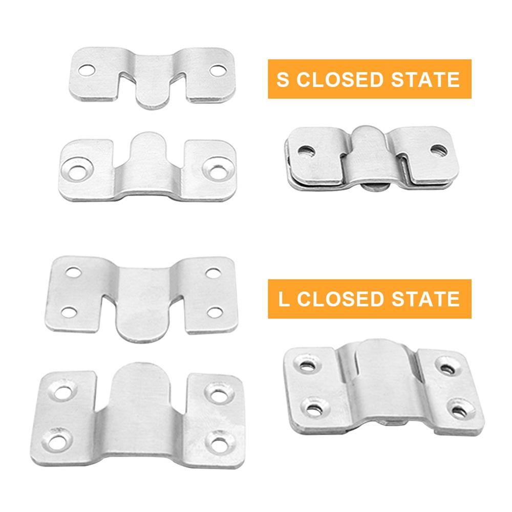 10pcs Duty Furniture Interlock Bracket Wall Flush Mount Bracket ...