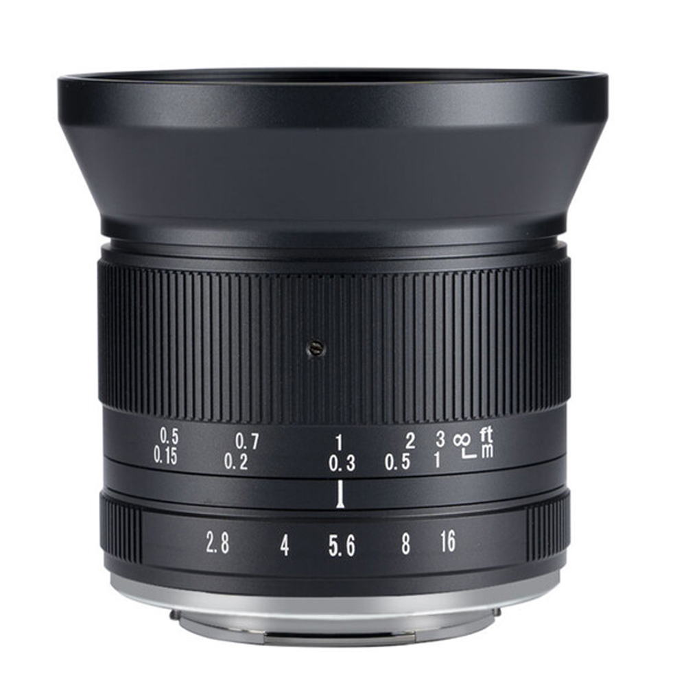 7artisans 12mm F2.8 Mark II – Obiettivo Ultra Grandangolare APS-C A Messa Fuoco Manuale Per Sony E-Mount, Angolo 100°, Distanza Minima 0,15m - 2
