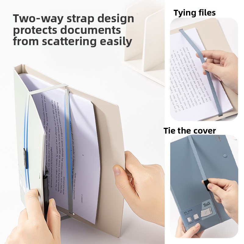 A5 Folding File Board Portable Hard Contract Folder and Instant Writing ...