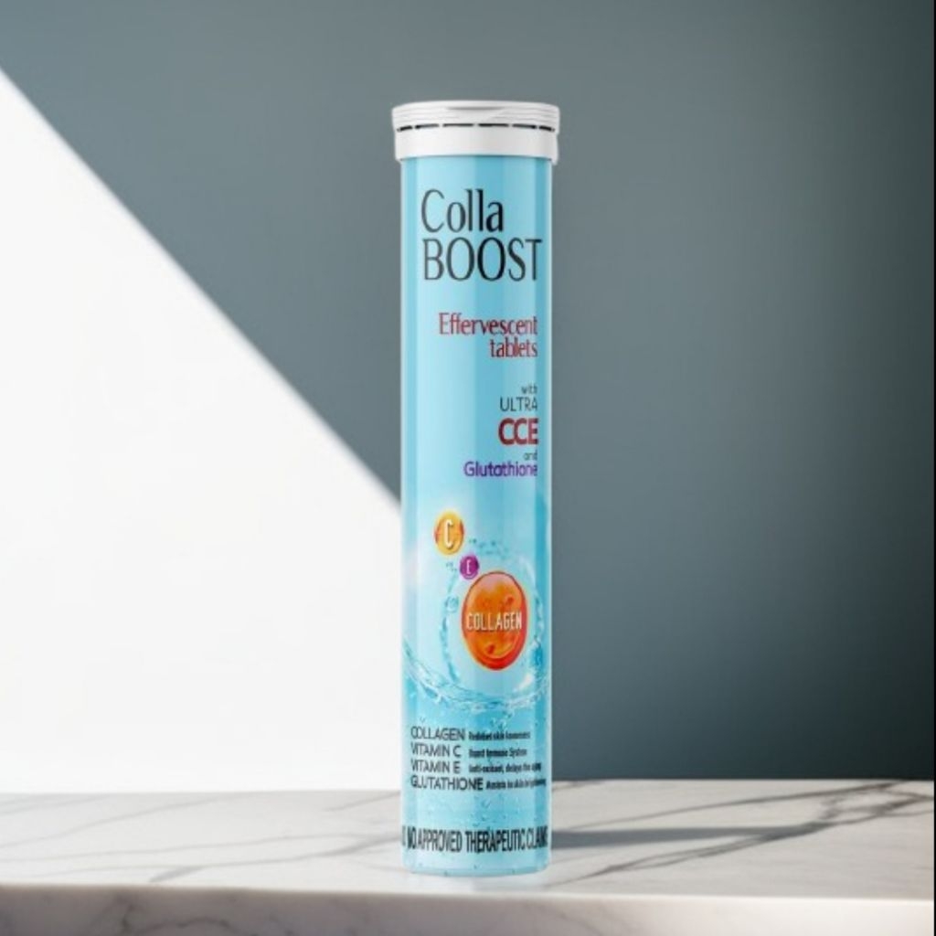 Colla Boost Effervescent 20 Tablets With Collagen + Vitamin C & E ...