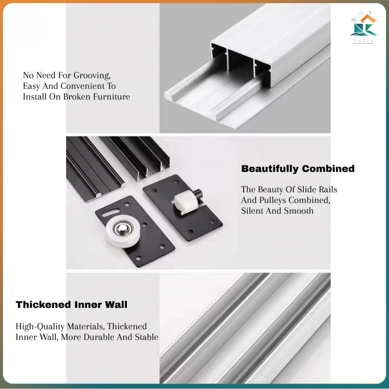 1.5M High-quality Material Sliding Cabinet Drawer Slide Rail Sliding ...